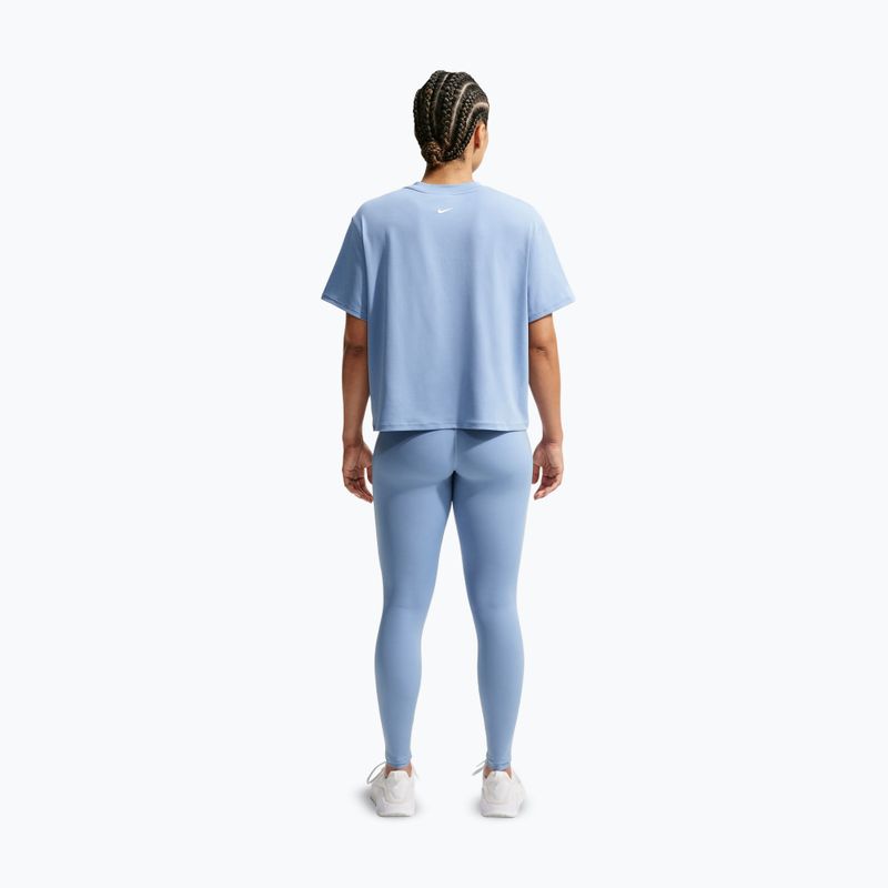 Легінси жіночі Nike Pro work blue/white 3