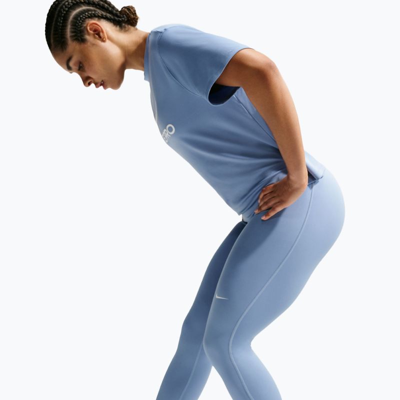 Легінси жіночі Nike Pro work blue/white 5