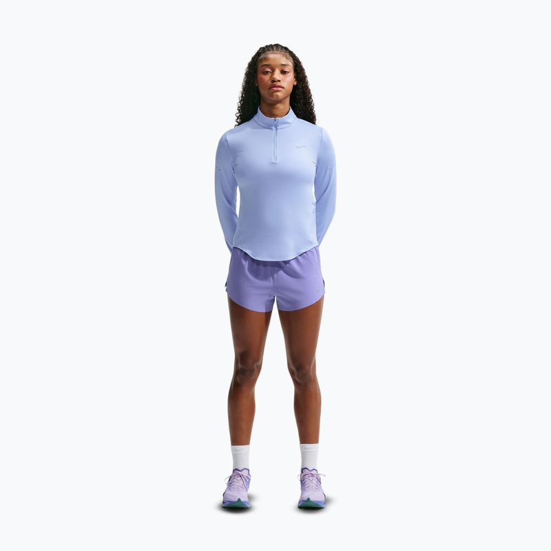 Кофта для бігу жіноча Nike Swift Dri-FIT UV 1/4-Zip aluminum 2