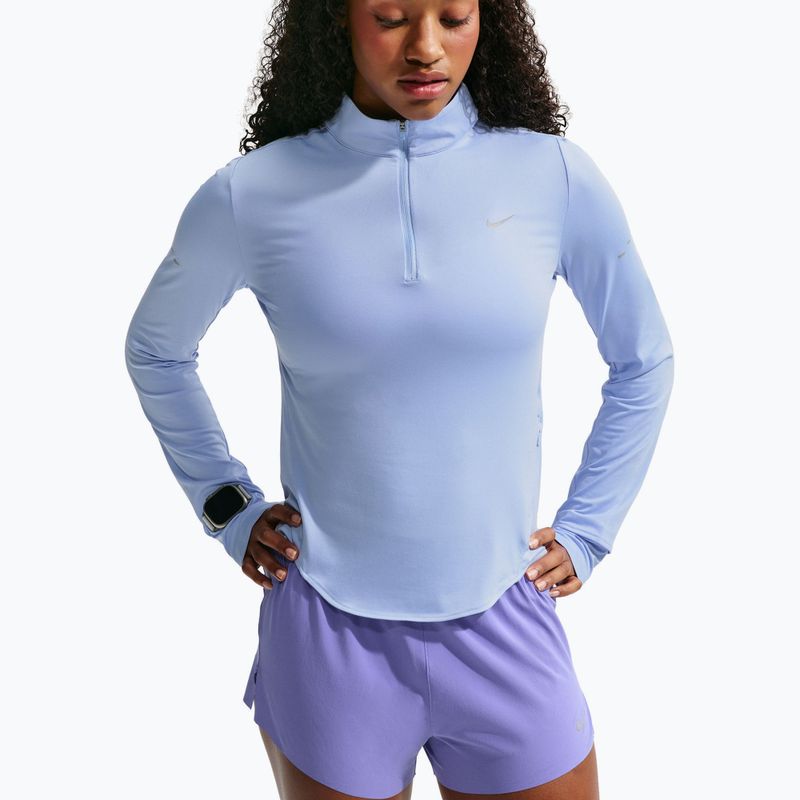 Кофта для бігу жіноча Nike Swift Dri-FIT UV 1/4-Zip aluminum 4