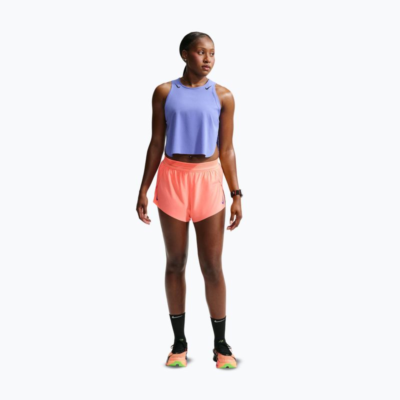 Шорти для бігу жіночі Nike AeroSwift Dri-Fit ADV Mid-Rise 3" atomic pink/black/white/old royal 2