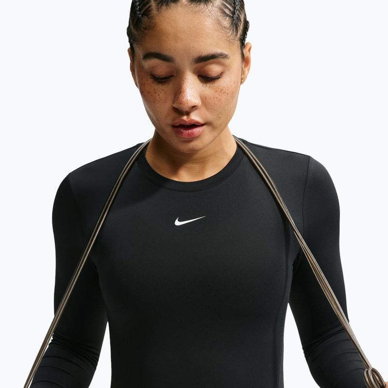 Лонгслів для тренувань жіночий Nike One Fitted black/white 6