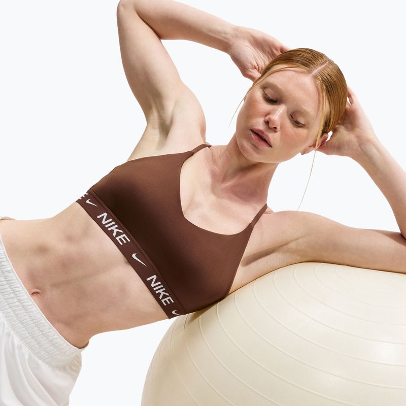 Спортивний бюстгальтер жіночий Nike Dri-Fit Indy Light Support cacao wow 6