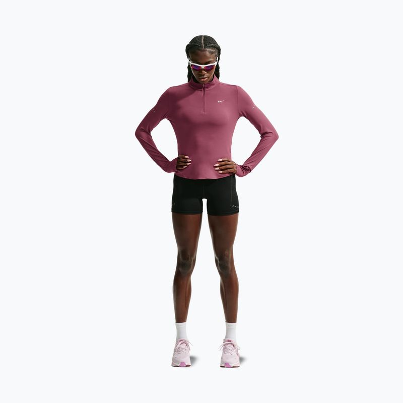 Кофта для бігу жіноча Nike Swift Dri-FIT UV 1/4-Zip pink smoke 2