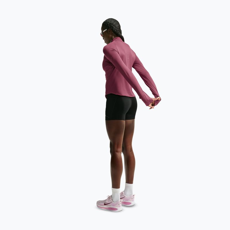 Кофта для бігу жіноча Nike Swift Dri-FIT UV 1/4-Zip pink smoke 3