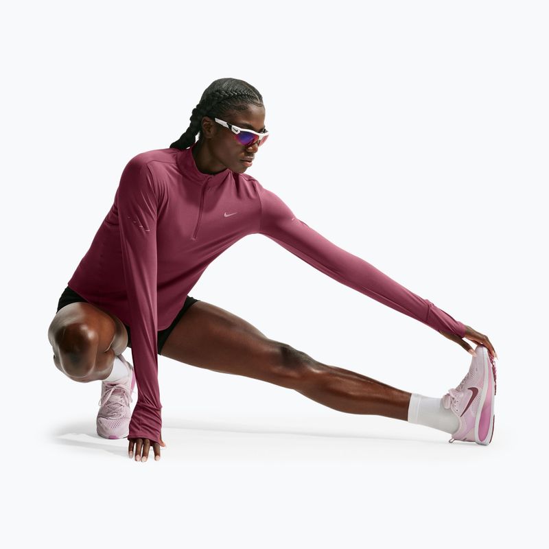 Кофта для бігу жіноча Nike Swift Dri-FIT UV 1/4-Zip pink smoke 6