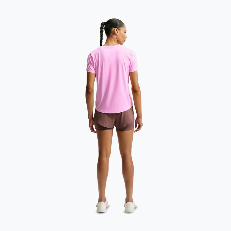 Футболка для тренувань жіноча Nike One Classic pink rise/white 3
