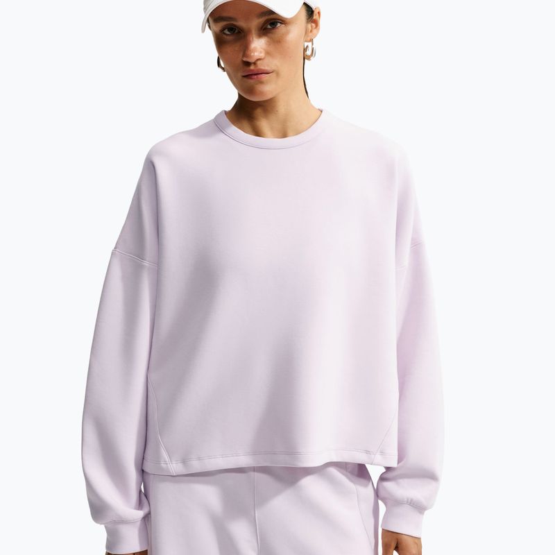 Кофта тренувальна жіноча Nike 24.7 ImpossiblySoft Bleached Lilac/Platinum Violet