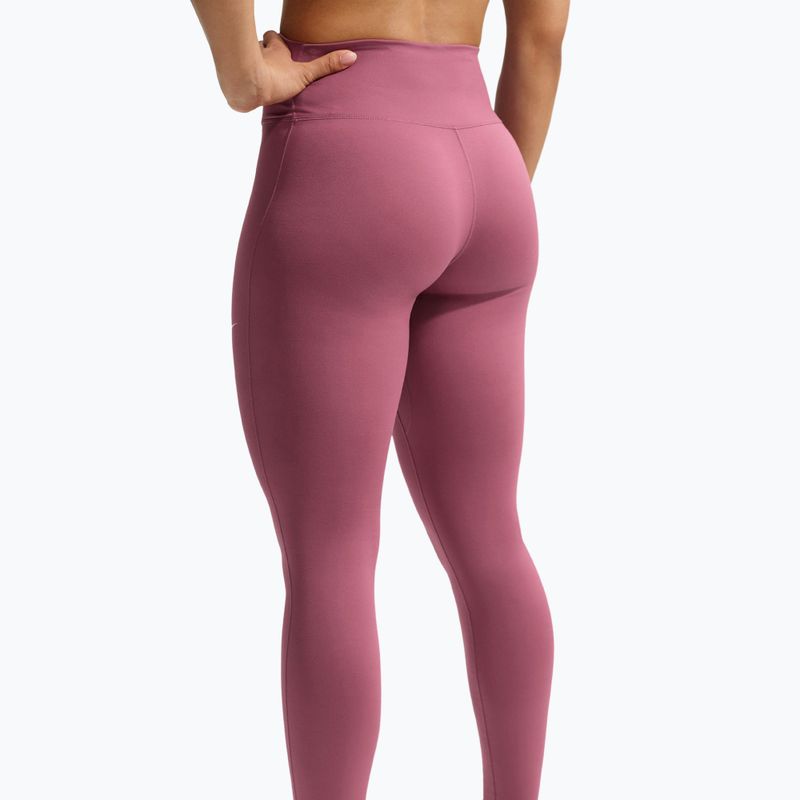 Легінси жіночі Nike One Seamless Front pink smoke/white 4