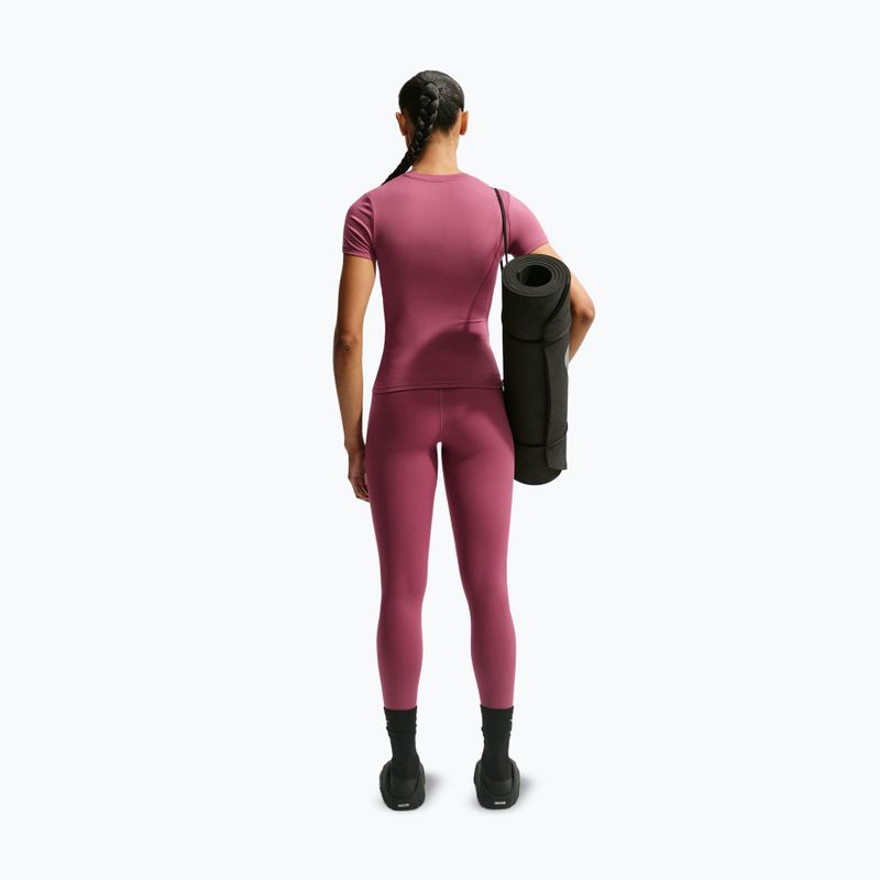 Легінси жіночі Nike One pink smoke/white 3