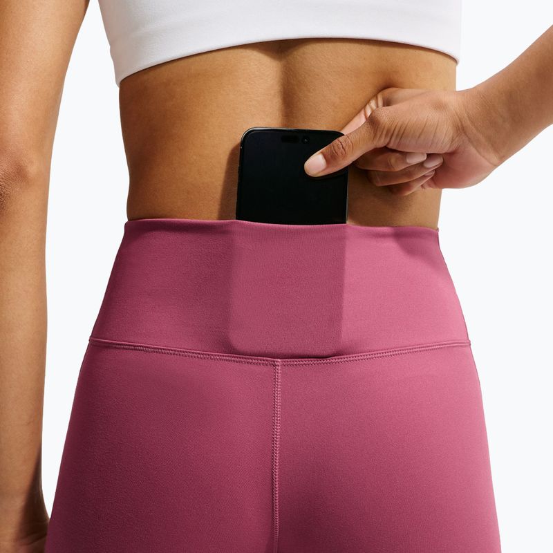 Легінси жіночі Nike One pink smoke/white 6