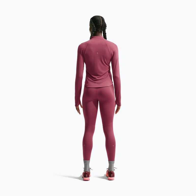 Кофта для бігу жіноча Nike Tempo Dri-Fit 1/4 Zip pink smoke 3