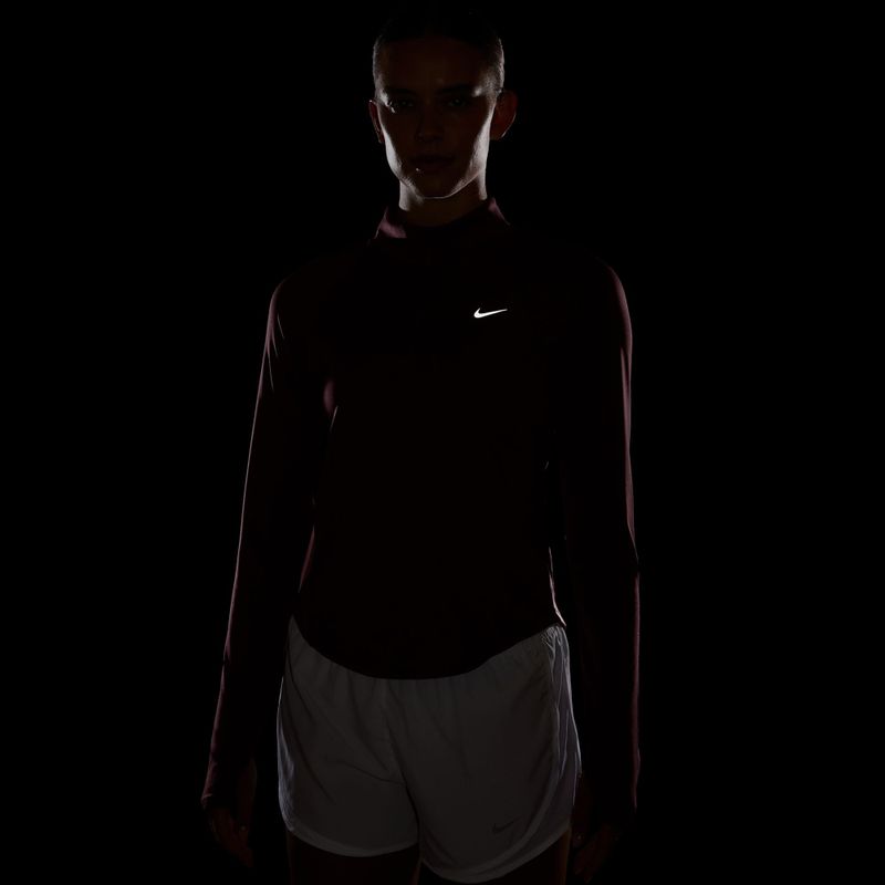 Кофта для бігу жіноча Nike Tempo Dri-Fit 1/4 Zip pink smoke 7