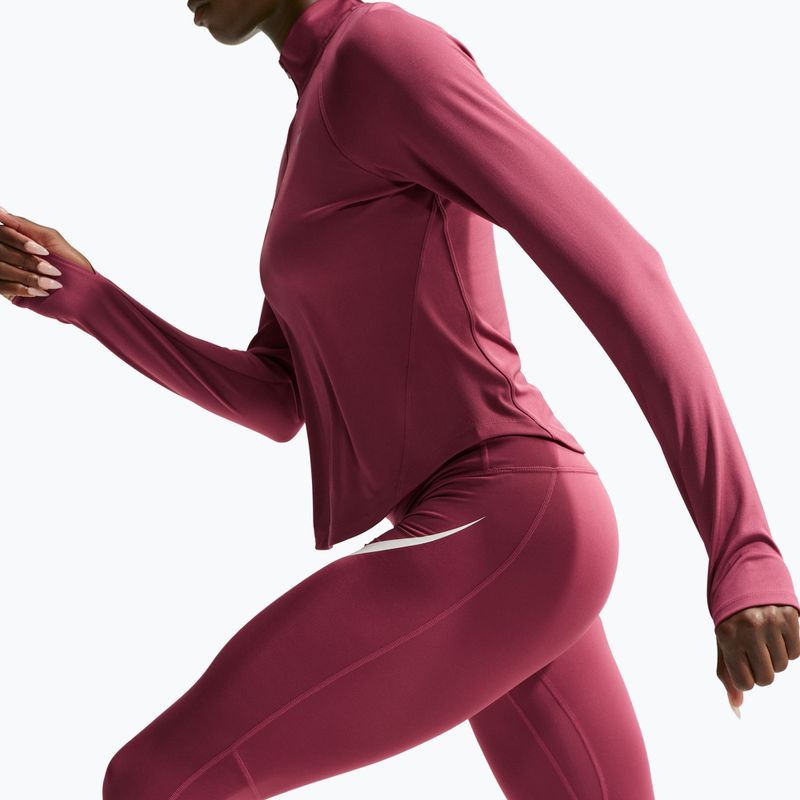 Легінси жіночі Nike Tempo Swoosh Run pink smoke/white 4