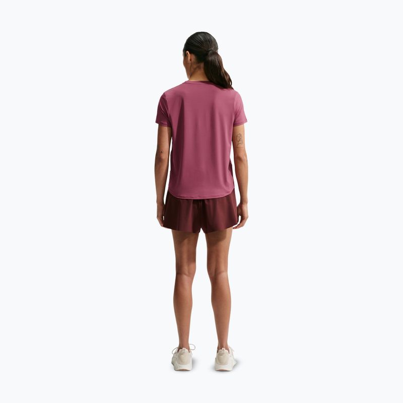 Футболка для тренувань жіноча Nike One Classic pink smoke/white 3