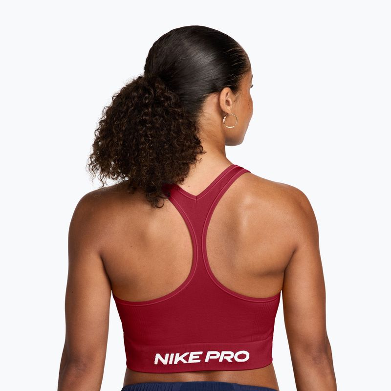 Топ для тренувань Nike Pro Seamless tough red/white 2