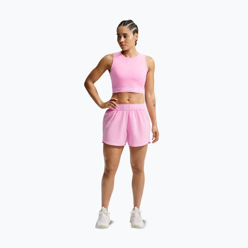 Футболка жіноча Nike Pro pink rise/white 2
