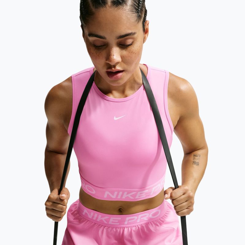 Футболка жіноча Nike Pro pink rise/white 4
