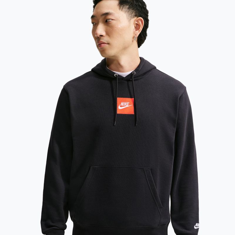 Кофта чоловіча Nike Sportswear Club black/black/white 4