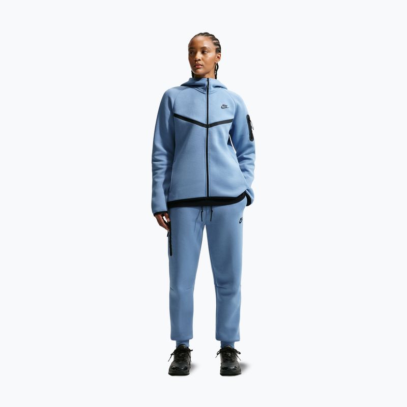 Кофта жіноча Nike Sportswear Tech Fleece Windrunner work blue/black 2