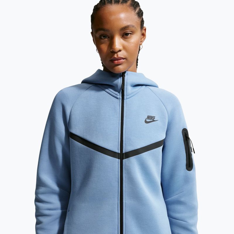 Кофта жіноча Nike Sportswear Tech Fleece Windrunner work blue/black 4