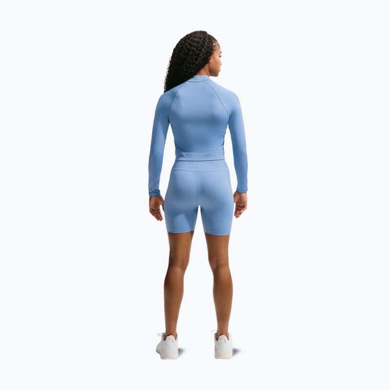 Кофта тренувальна жіноча Nike Pro Seamless work blue 3
