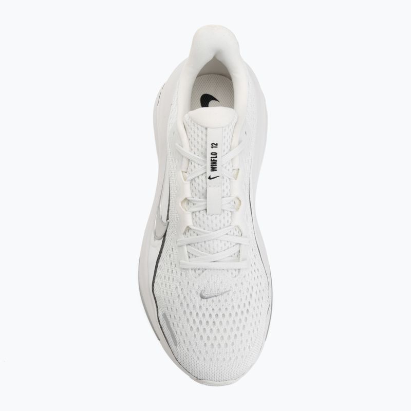 Кросівки для бігу жіночі Nike Winflo 12 summit white/black/metallic silver 5