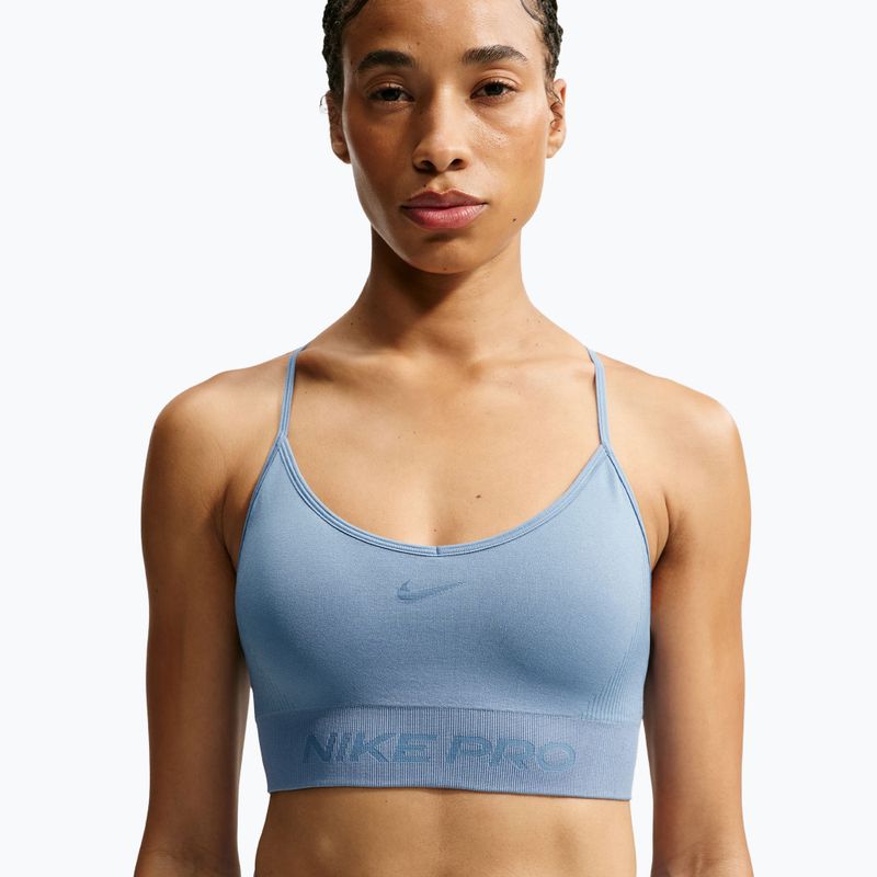 Бюстгальтер для тренувань Nike Pro Seamless work blue