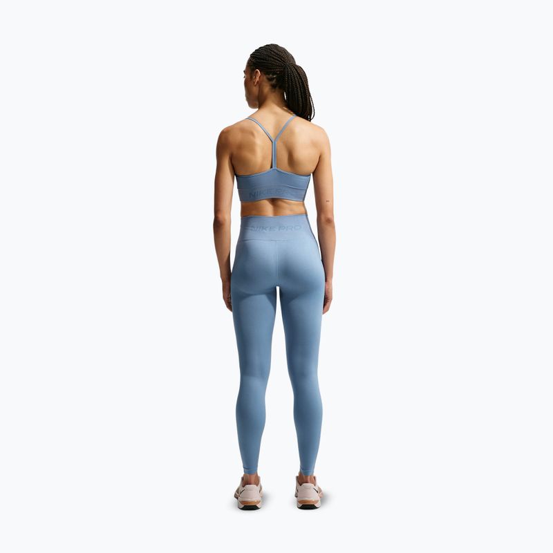 Бюстгальтер для тренувань Nike Pro Seamless work blue 3