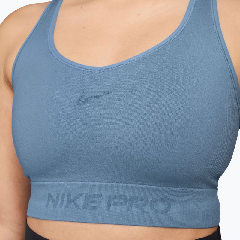Футболка для тренувань жіноча Nike Pro Seamless work blue 3