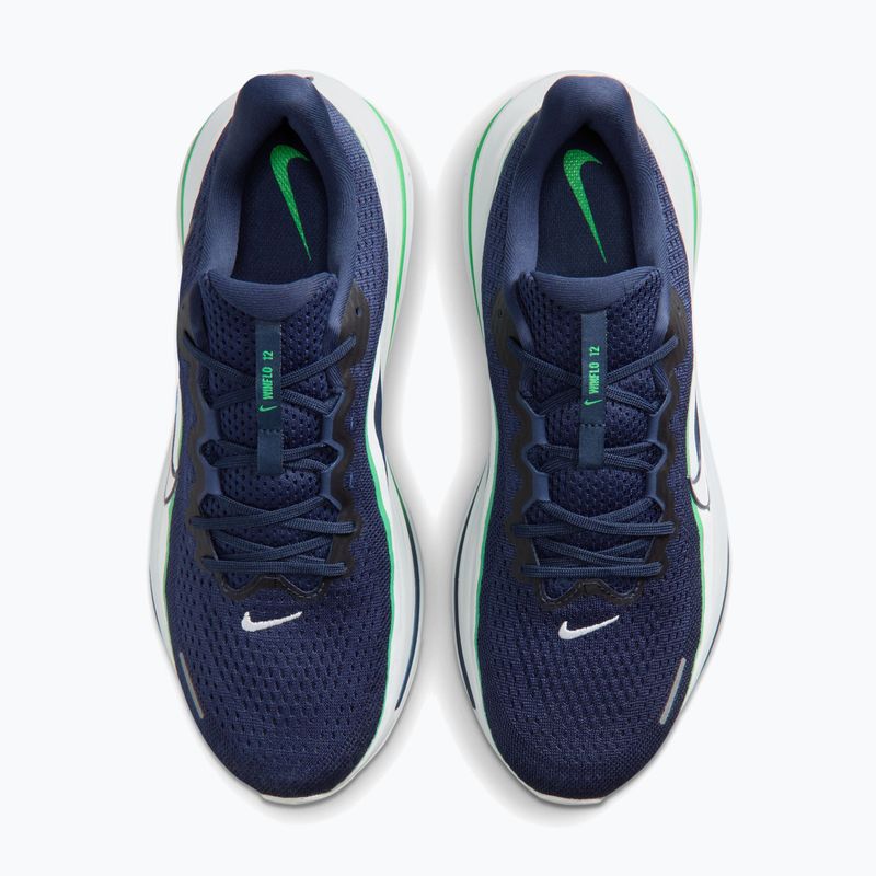 Кросівки для бігу чоловічі Nike Winflo 12 midnight navy/green spark/summit white 5
