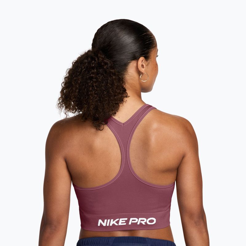 Топ для тренувань Nike Pro Seamless pink smoke/white 2