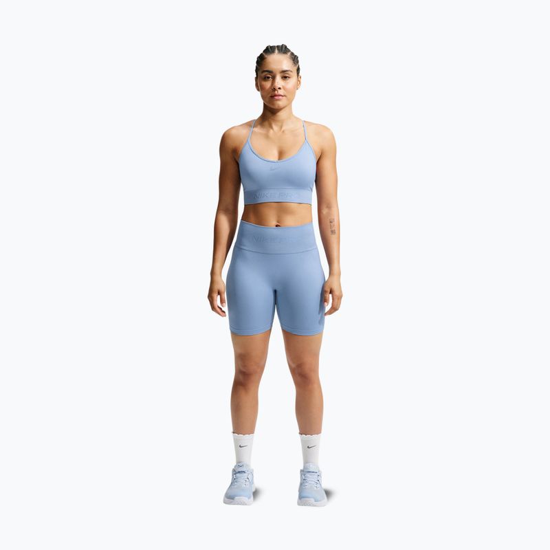 Шорти для тренувань жіночі Nike Pro Seamless work blue 7
