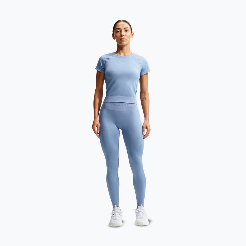 Легінси жіночі Nike Pro Seamless work blue 7