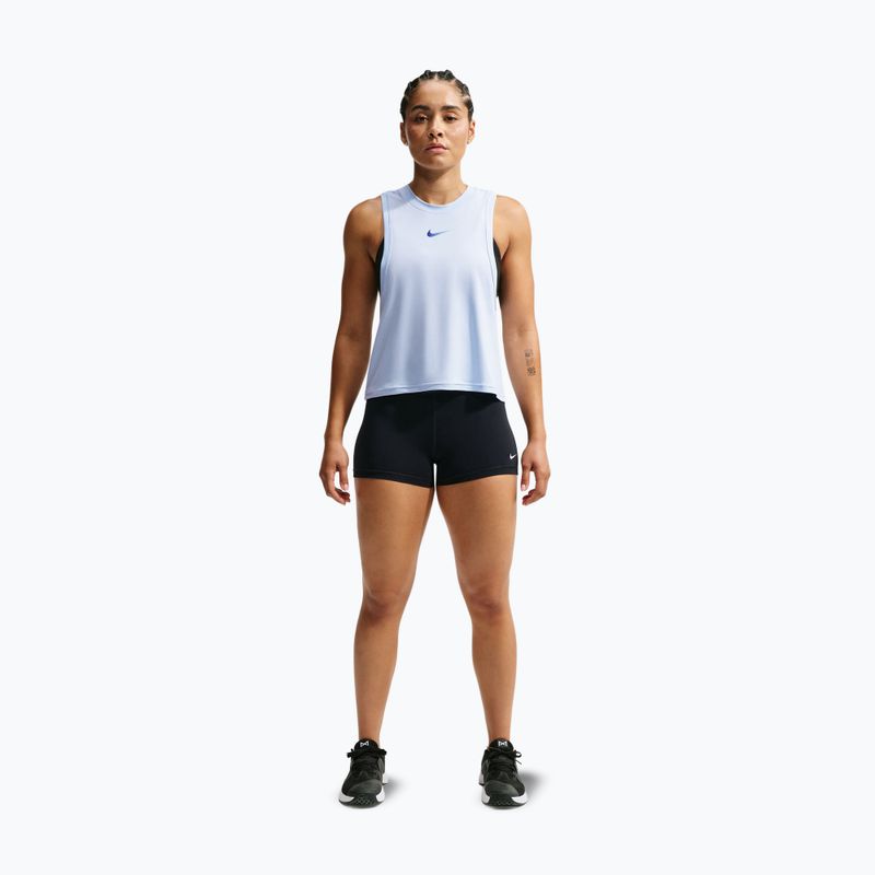 Футболка для тренувань жіноча Nike Pro hydrogen blue/old royal 2