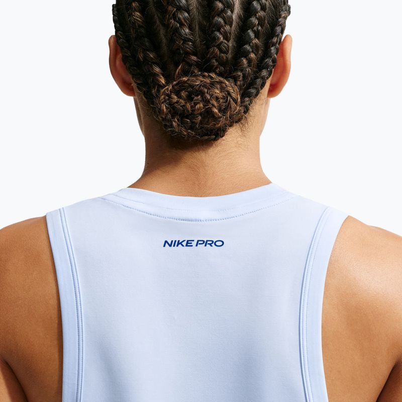 Футболка для тренувань жіноча Nike Pro hydrogen blue/old royal 5