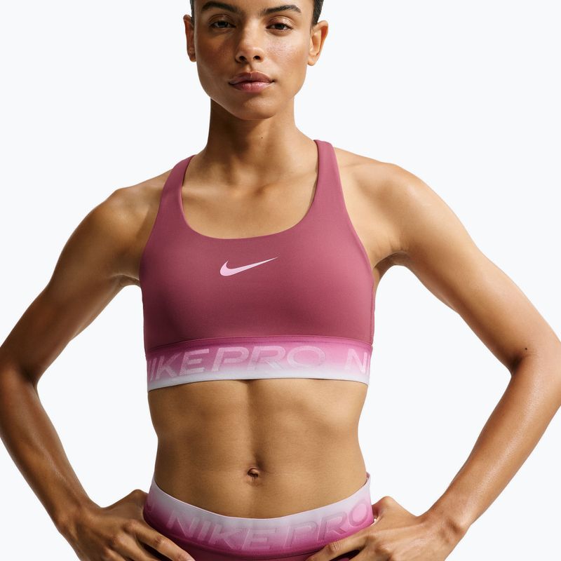 Бюстгальтер для тренувань Nike Pro pink smoke/pink smoke/pink rise