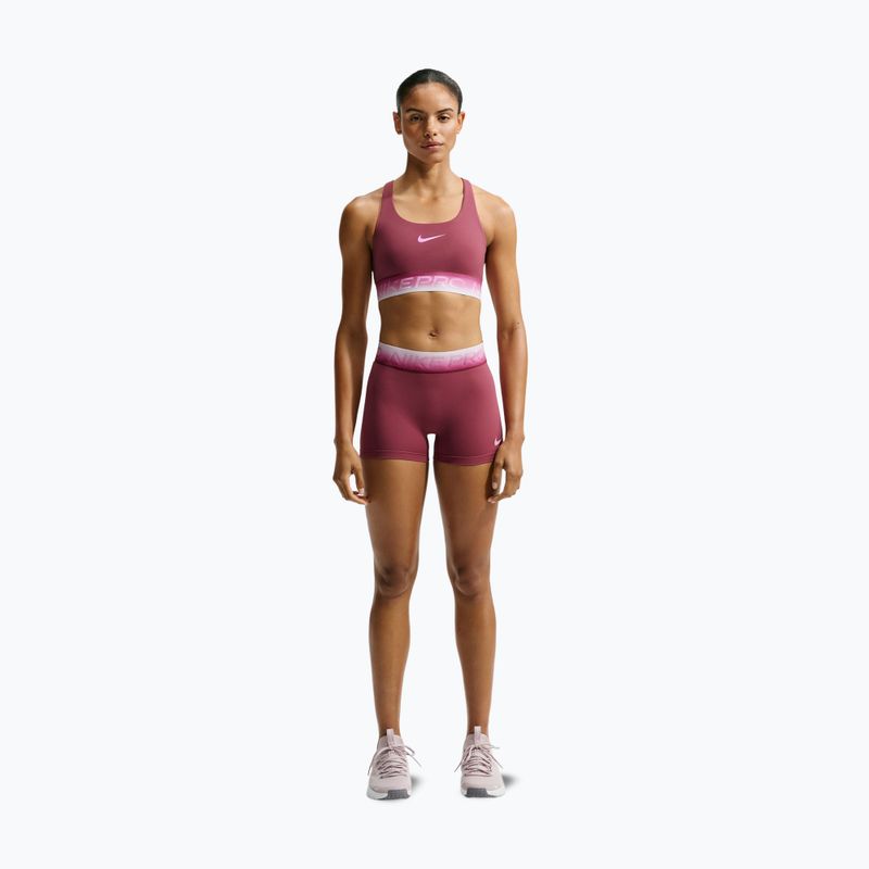 Бюстгальтер для тренувань Nike Pro pink smoke/pink smoke/pink rise 2