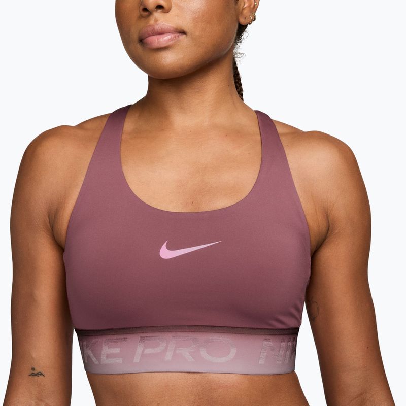 Бюстгальтер для тренувань Nike Pro pink smoke/pink smoke/pink rise 4