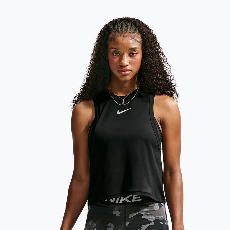 Футболка для тренувань жіноча Nike Pro black/white