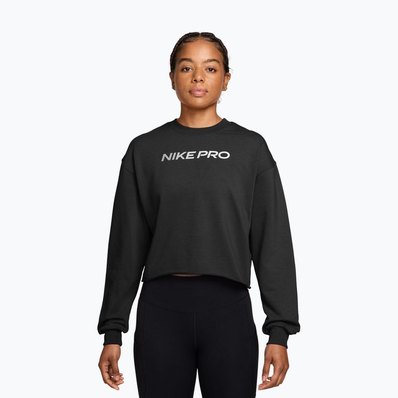 Лонгслів жіночий Nike Pro black/white