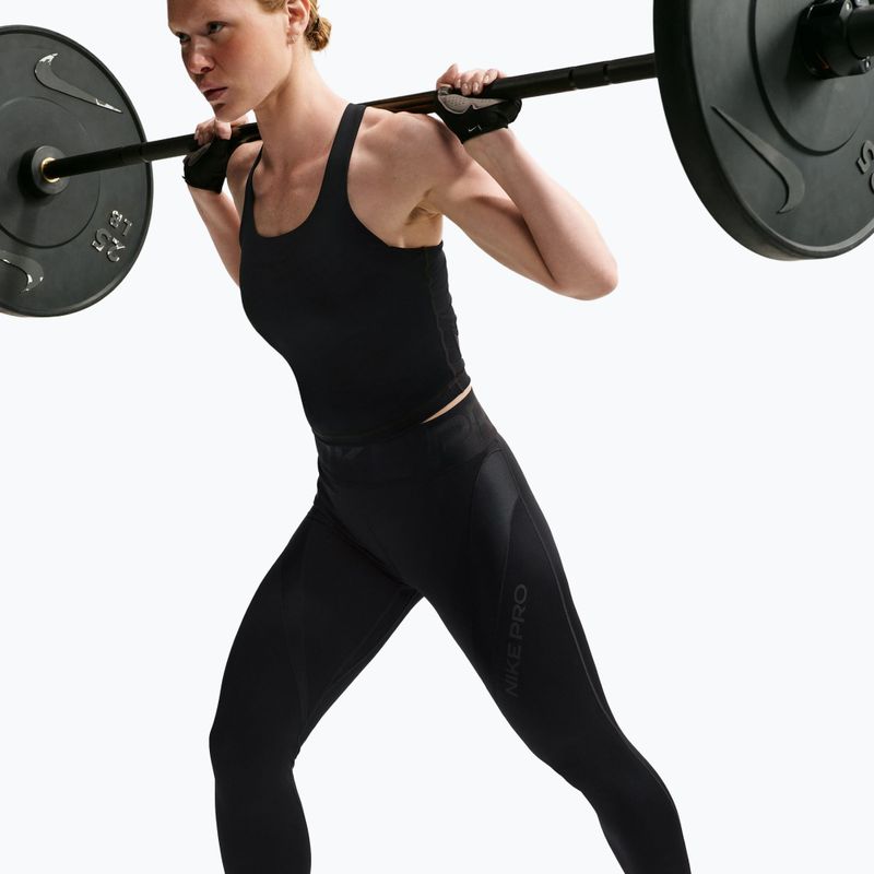 Легінси для тренувань жіночі Nike Pro Sculpt High-Waisted 7/8 black/black 5
