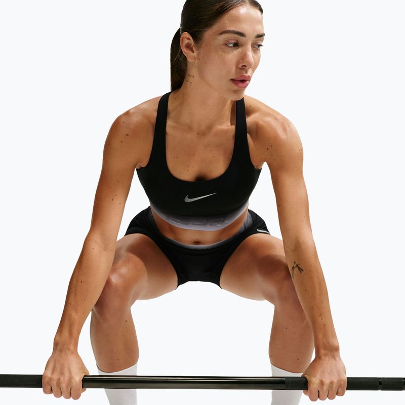 Бюстгальтер для тренувань Nike Pro black/black/ghost/smoke grey 5