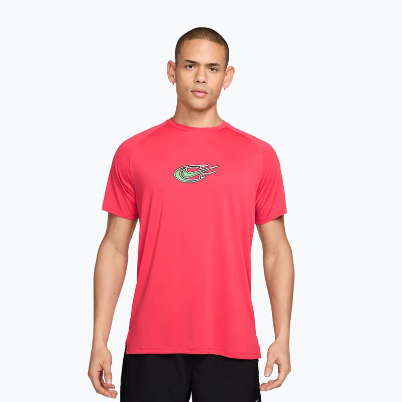 Футболка для бігу чоловіча Nike Stride fusion red
