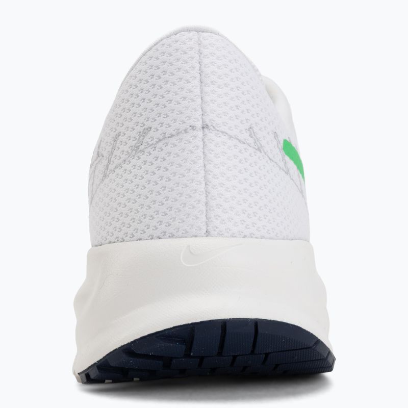 Кросівки для бігу чоловічі Nike Run Defy White/Midnight Navy/Green Spark 6