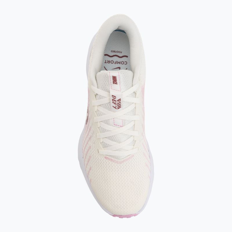 Кросівки для бігу жіночі Nike Run Defy sail/white/pink rise/pink smoke 5
