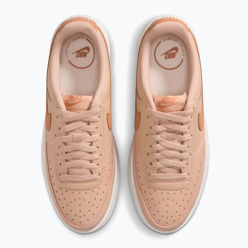 Взуття жіноче Nike Court Vision Alta shimmer/sail/light cognac 4