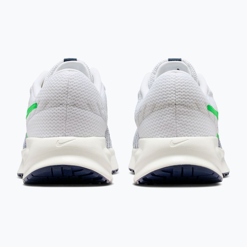 Кросівки для бігу чоловічі Nike Run Defy White/Midnight Navy/Green Spark 6
