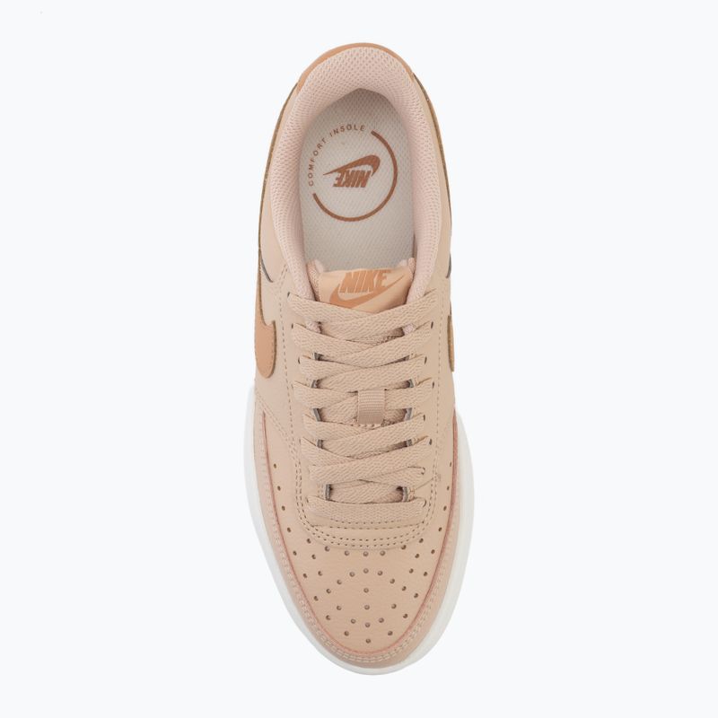 Взуття жіноче Nike Court Vision Alta shimmer/sail/light cognac 5