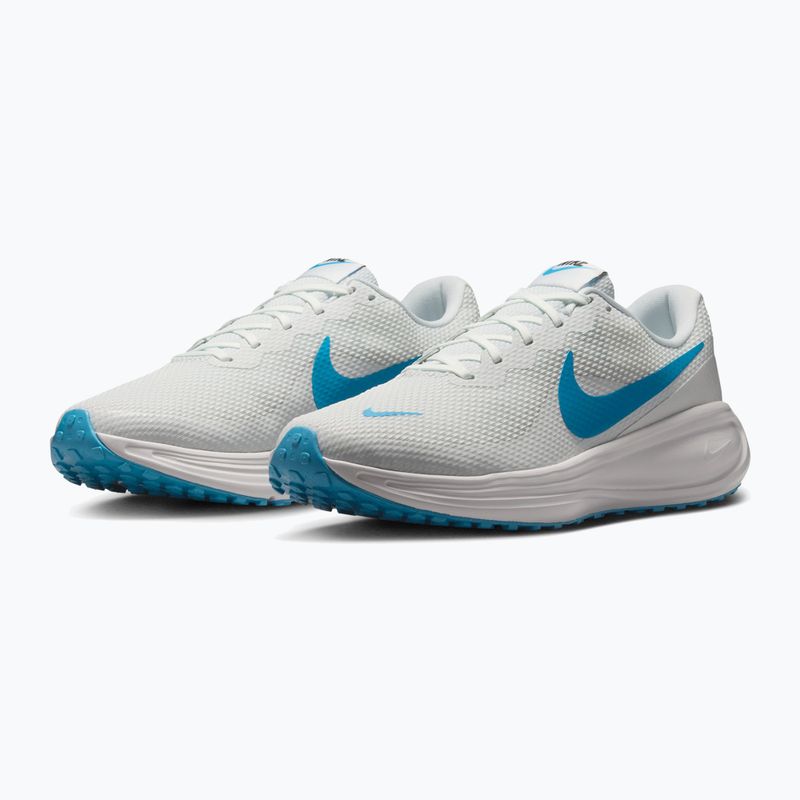 Кросівки для бігу чоловічі Nike Revolution 8 off white/vast grey/light current blue 3